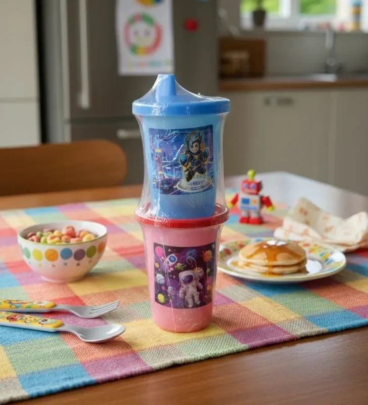 Vasos Entrenadores Bambino Mediano No. 2 Plastiapan (2 pzas)