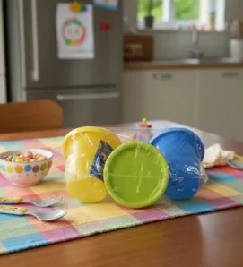 Set Vasos Entrenadores Bambino Chico No. 3 Plastiapan (3 pzas)