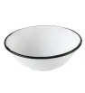 Bowl de Peltre 18 cm CINSA (1.2L) - Blanco Jaspeado