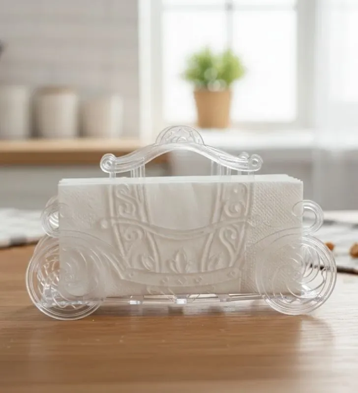 Servilletero Carruaje Transparente Plastiapan FIE062 - Tipo Cristal