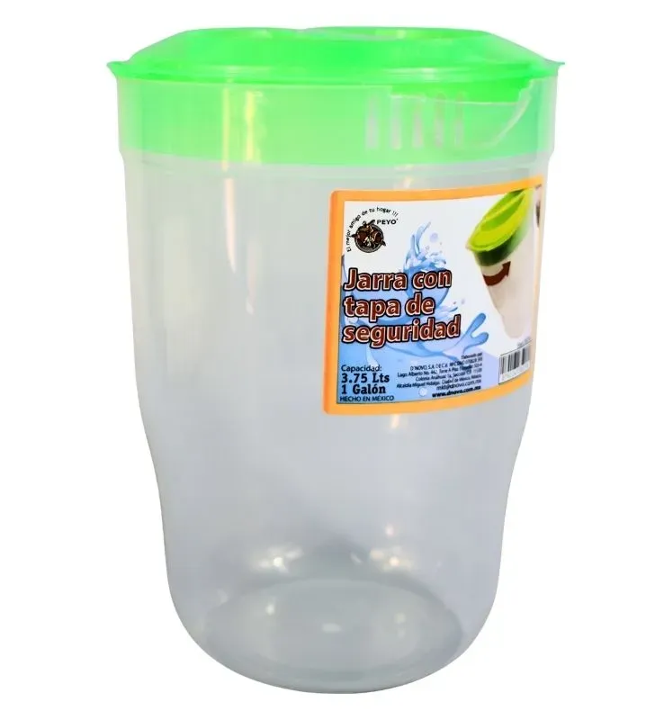 Jarra 3.75 Litros D’NOVO - Polipropileno Virgen con Tapa