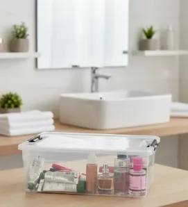 Caja Esmeralda 11 Litros D’NOVO - Organizador Cristal Hermético