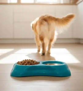 Comedero Doble para Perro D’NOVO 400ml - Práctico y Resistente