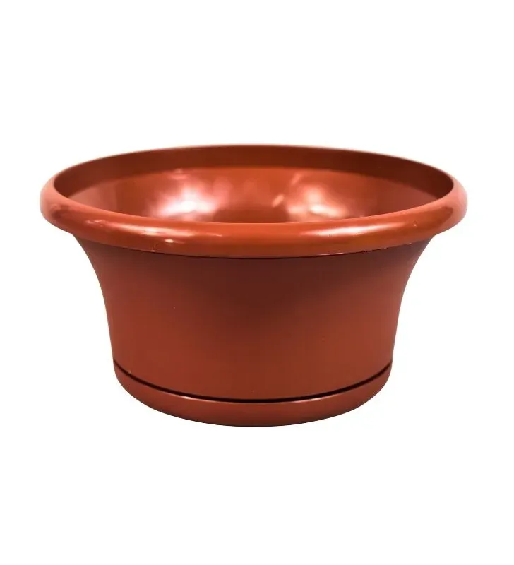 Maceta Turca D’NOVO 20 cm - Colores Barro y Chocolate