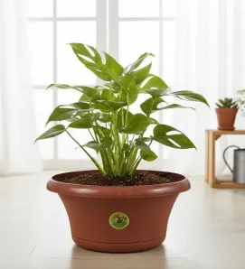 Maceta Turca D’NOVO 30 cm - Colores Barro y Chocolate