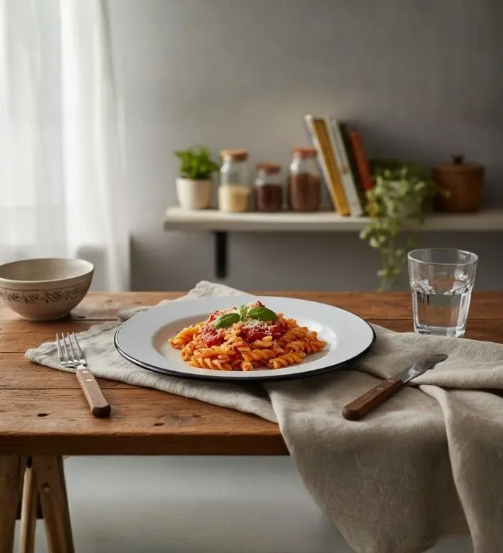 Plato Plano 27 cm con Ala CINSA - Gran Formato Peltre Blanco