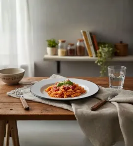 Plato Plano 27 cm con Ala CINSA - Gran Formato Peltre Blanco