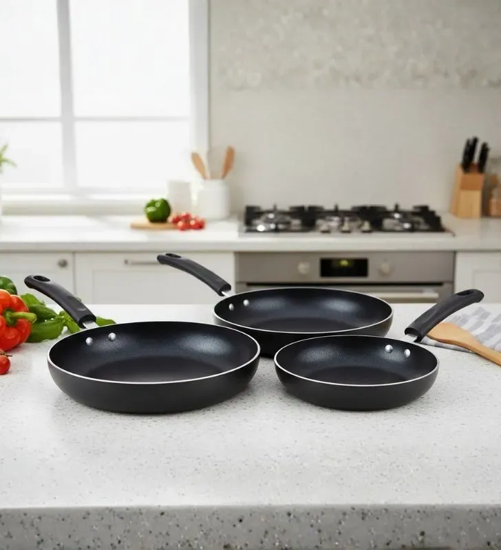 Juego de Sartenes CINSA Forta 3 Pzs - Antiadherente Diamante