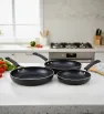Juego de Sartenes CINSA Forta 3 Pzs - Antiadherente Diamante