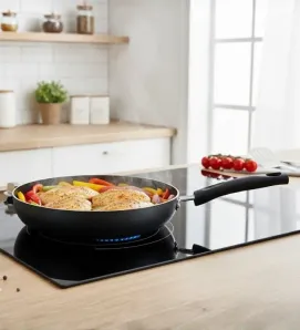 Sartén CINSA Forta 30 cm - Antiadherente Diamante 10x Resistente