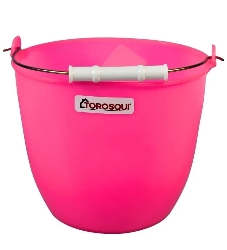 Cubeta Flexible Torosqui No. 8 - 4L Uso Rudo con Asa Metálica
