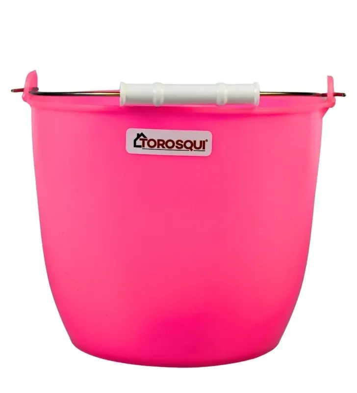 Cubeta Flexible Torosqui No. 8 - 4L Uso Rudo con Asa Metálica
