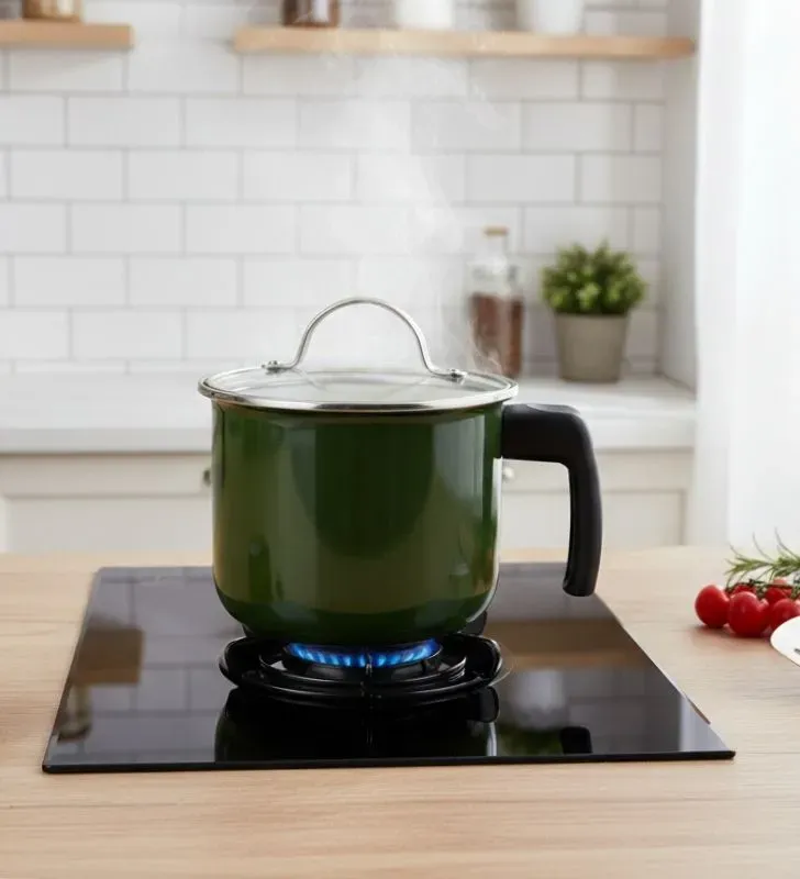 Hervidor CINSA Euro 14 Healthy Cooking - 1.8L Verde Olivo