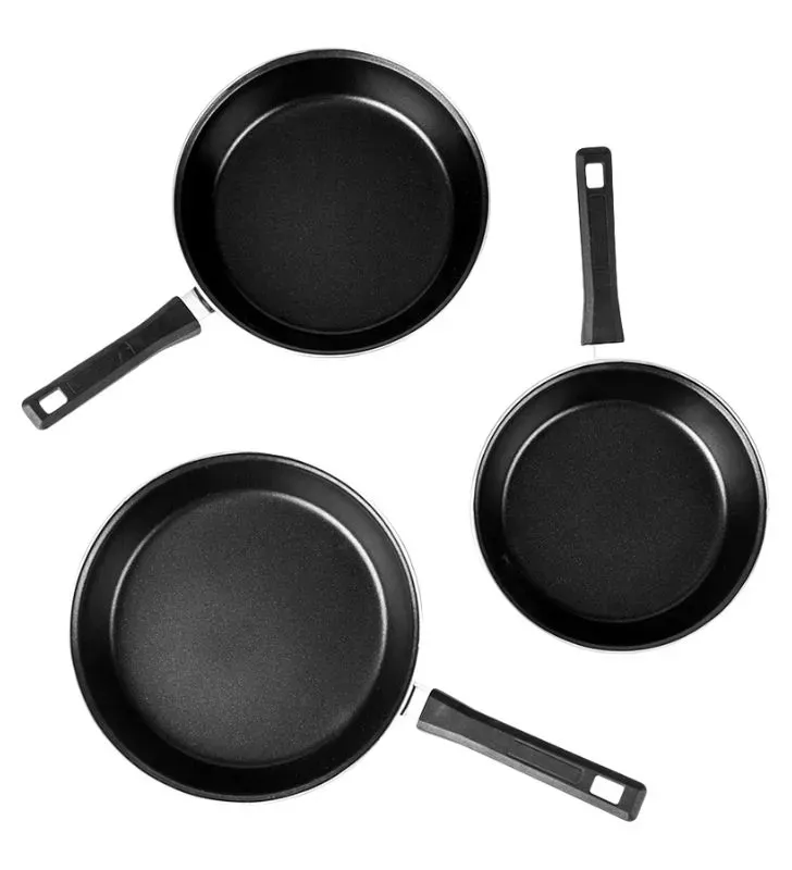 Juego de Sartenes CINSA Barcelona 3 Pzs - Acero Vitrificado