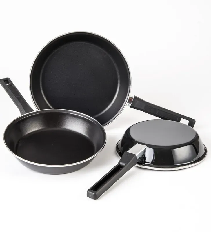 Juego de Sartenes CINSA Barcelona 3 Pzs - Acero Vitrificado