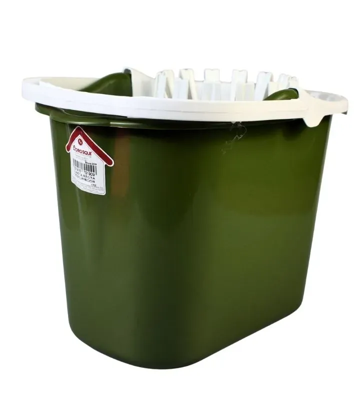 Cubeta Rectangular con Exprimidor TOROSQUI - 13 Litros