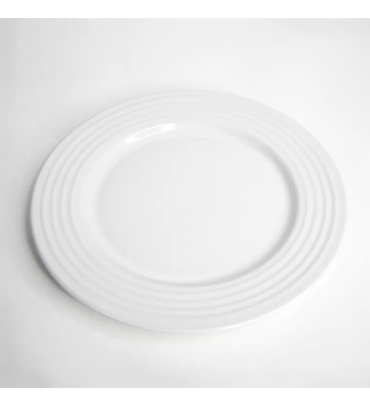 PLATO TRINCHE 26 CMS. EMBOSS CIRCLES-SANTA ANITA