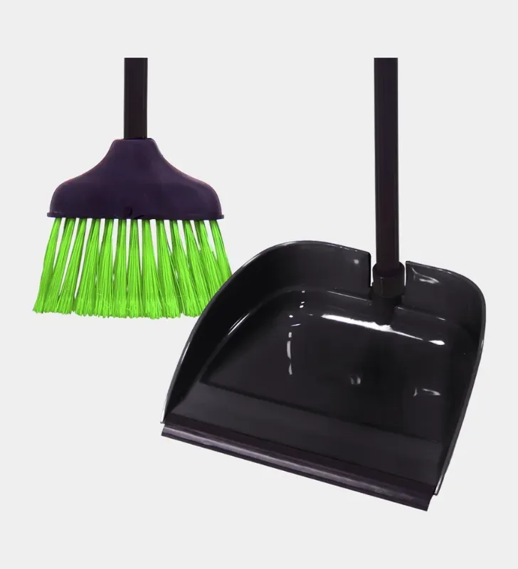 Set de Escobita y Recogedor Negro TOROSQUI - Limpieza de Espacios Pequeños