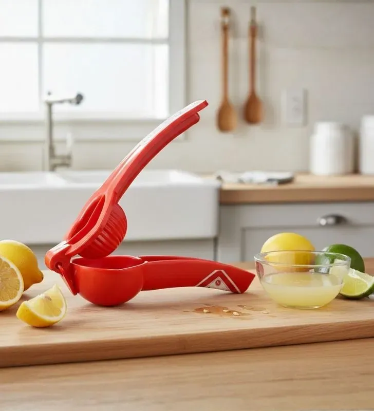 Exprimidor de Limones Plus TOROSQUI - Con Arillo para Colgar