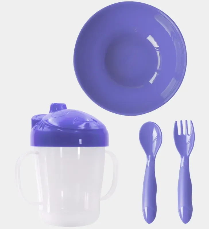 Baby Set de Alimentación TOROSQUI - 4 Piezas Libre de BPA