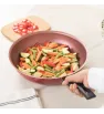 Wok 28 cm rojo Classic – antiadherente, ideal salteados