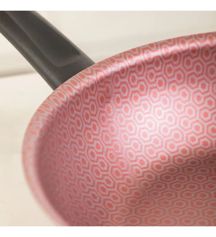 Wok 28 cm rojo Classic – antiadherente, ideal salteados