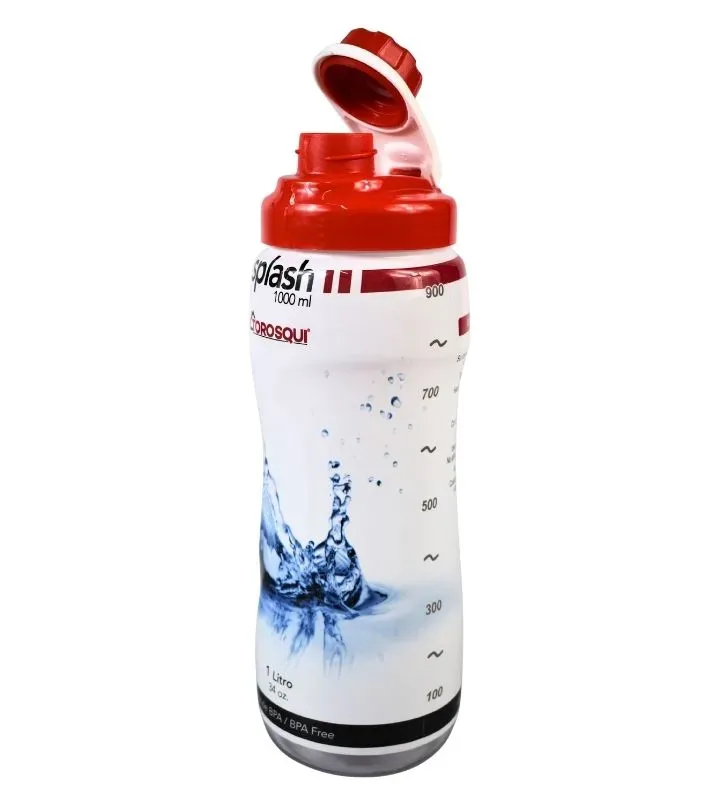 Botella Splash TOROSQUI 1 Litro - Mezclador Hermético BPA Free