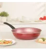 Wok 28 cm rojo Classic – antiadherente, ideal salteados