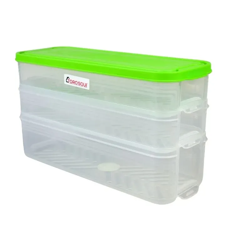 Organismart TOROSQUI 5L - Organizador Hermético de 3 Niveles
