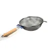 Colador Travessa 20cm Acero Inox - Malla Doble y Mango Madera