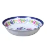 Tazón de Ensalada 8" Melamina TRAVESSA - Diseño Floral Resistente