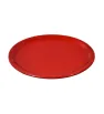004-016-108 PLATO TRINCHE 9\" MELAMINA ROJO
