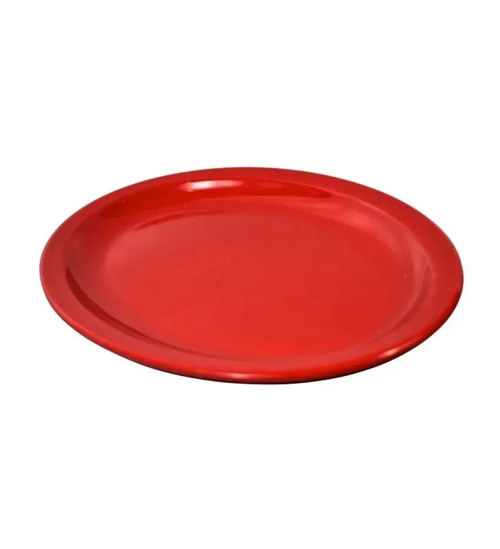Plato Ovalado 11.5" Melamina Rojo TRAVESSA - Vajilla Irrompible