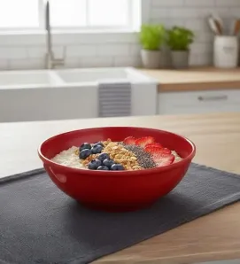 Tazón 6.5" Melamina Rojo Travessa - Irrompible e Institucional