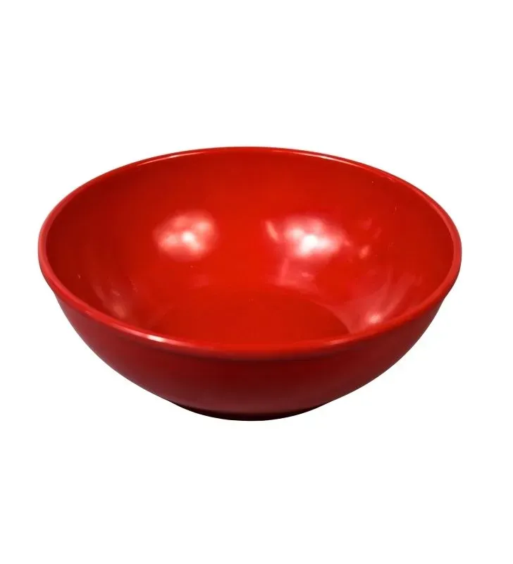 Tazón 6.5" Melamina Rojo Travessa - Irrompible e Institucional
