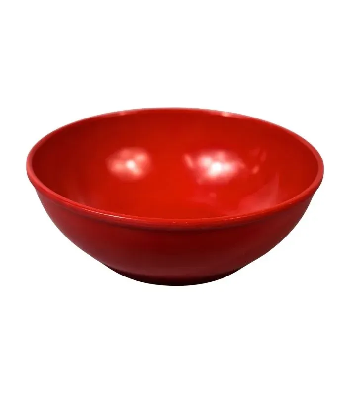 Tazón 6.5" Melamina Rojo Travessa - Irrompible e Institucional