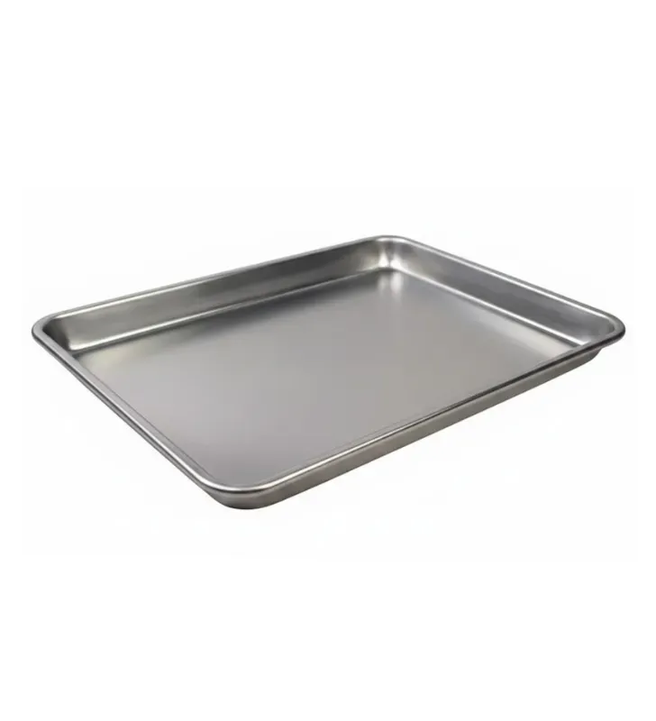 Charola Aluminio 33x23cm Travessa - Espesor 0.85mm Profesional