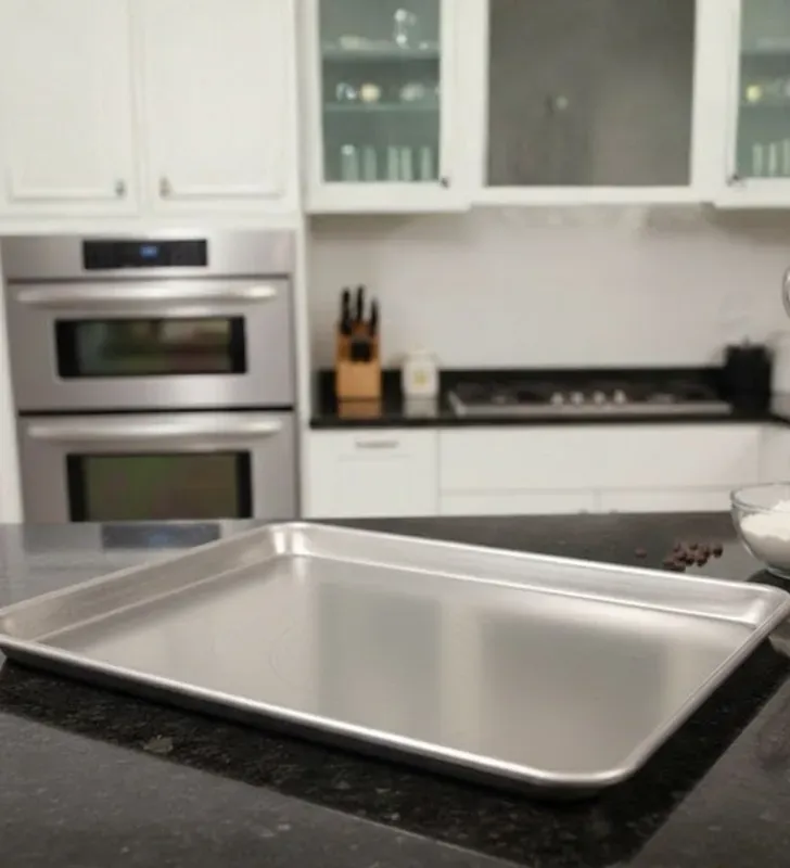 Charola Aluminio 33x45cm Travessa - Espesor 0.85mm Profesional