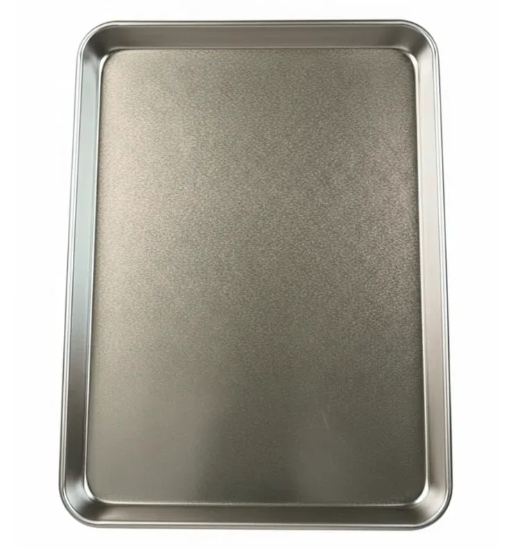 Charola Aluminio 33x45cm Travessa - Espesor 0.85mm Profesional