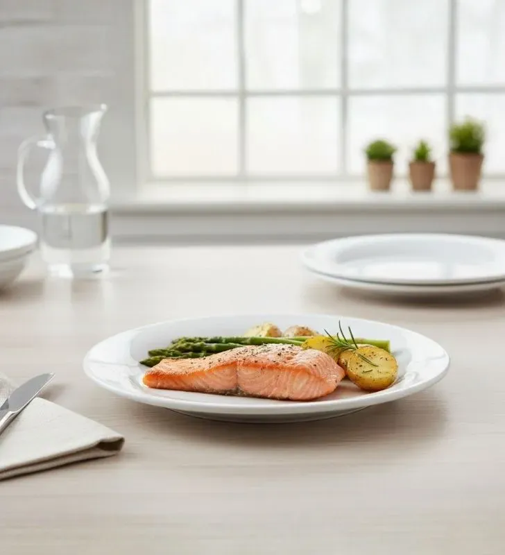 Plato Trinche Blanco 8" TRAVESSA 105-009-104 - Melamina Resistente