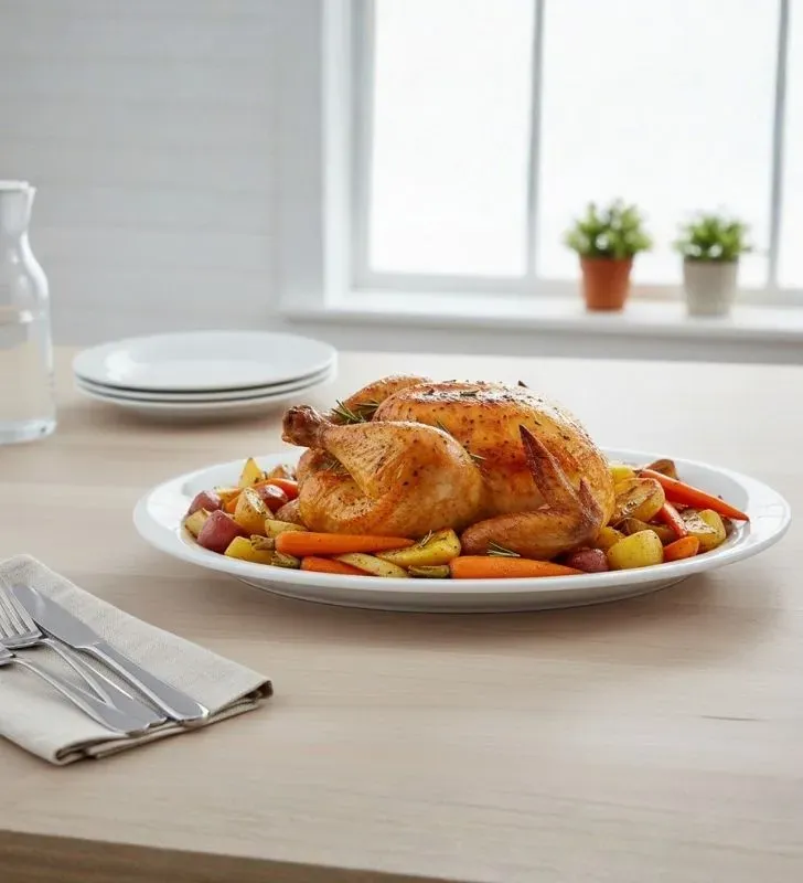 Plato Ovalado Blanco 12" TRAVESSA 105-009-102 - Melamina de Alta Resistencia