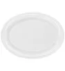Plato Ovalado Blanco 12" TRAVESSA 105-009-102 - Melamina de Alta Resistencia
