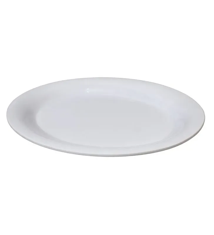 Plato Ovalado Blanco 14" TRAVESSA 105-009-103 - Melamina Industrial