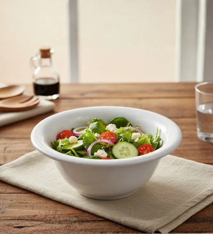 Tazón Ensalada 5" Blanco TRAVESSA 105-009-113 - Melamina Resistente