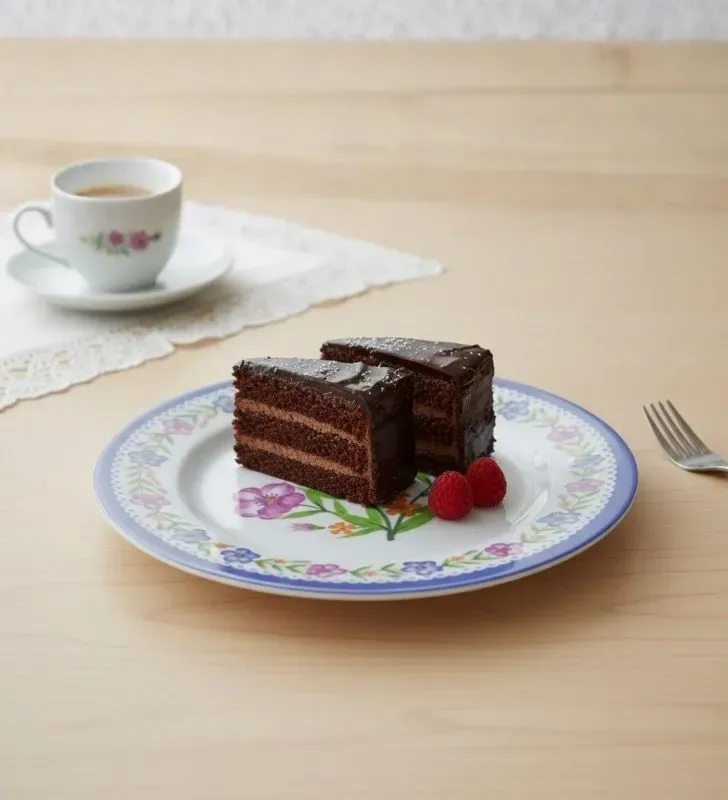 Plato Pastelero de Melamina 8" TRAVESSA Diseño Flores 003-001-001