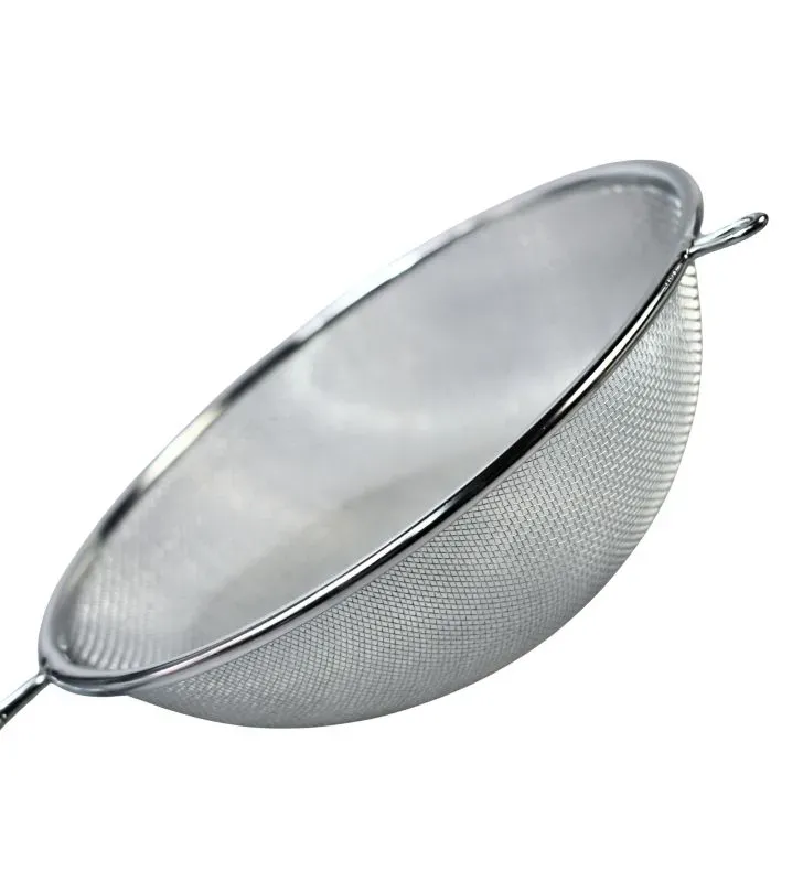 Colador Cromado 22cm TRAVESSA 022-006-022 - Mango Azul