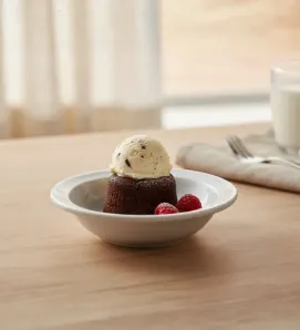 Plato Postre Blanco 4.5" TRAVESSA 105-009-106 - Melamina