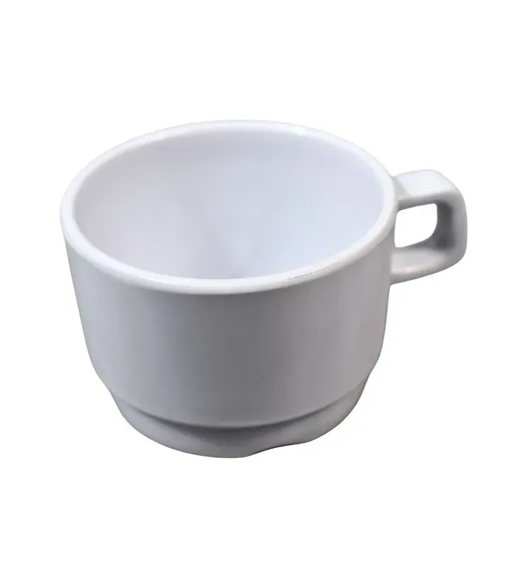 Taza de Melamina Blanca 9x6 cm TRAVESSA 105-009-131