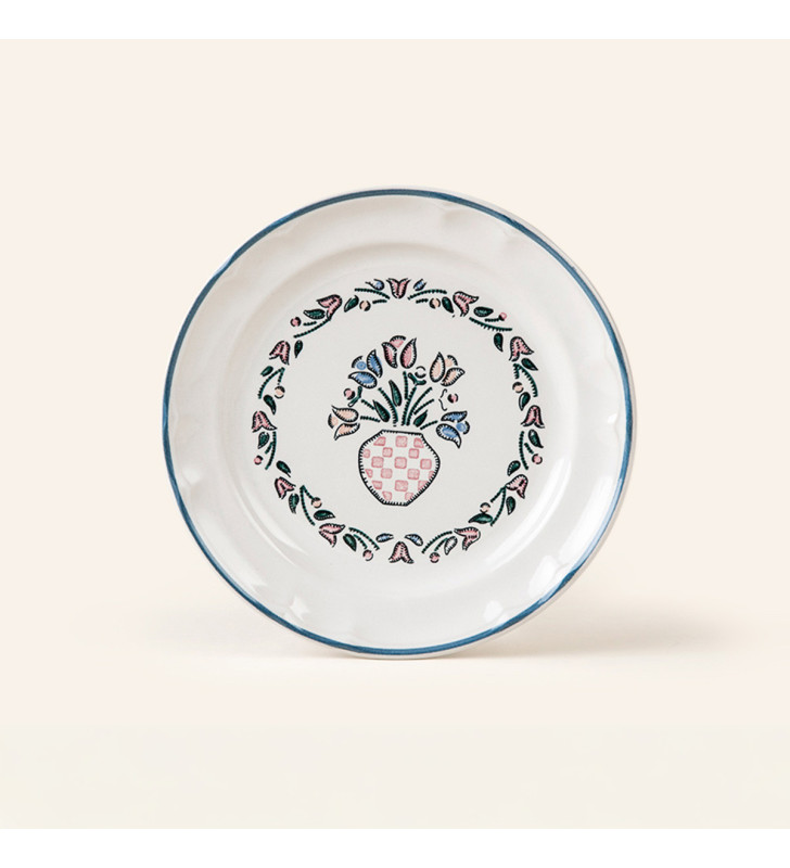 PLATO PASTEL Y-89 TULIPANES ROSA-SANTA ANITA