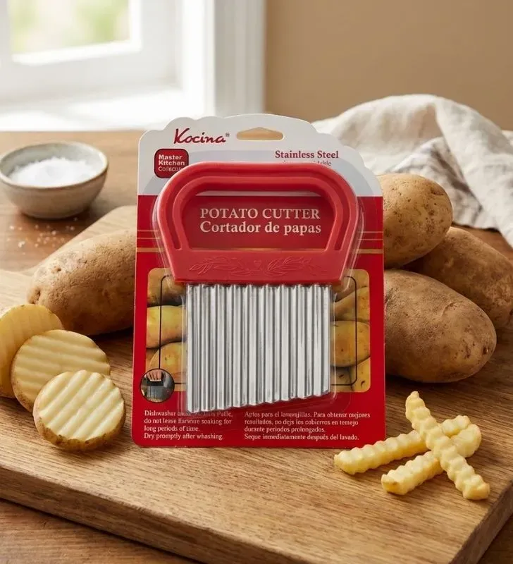 Cortador de Papas Arrugado ZAZ II KT-3181 - Acero Inoxidable